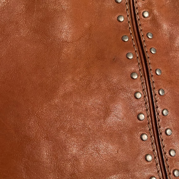 Michael Michael Kors Vintage Tan Leather Shoulder Bag - Picture 9 of 12